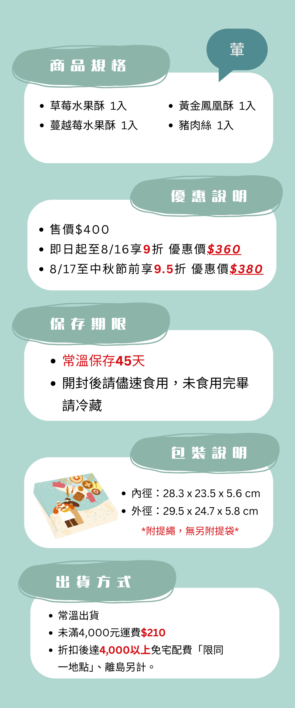 伊甸公益MaLL 喜樂禮盒內容物與特色介紹