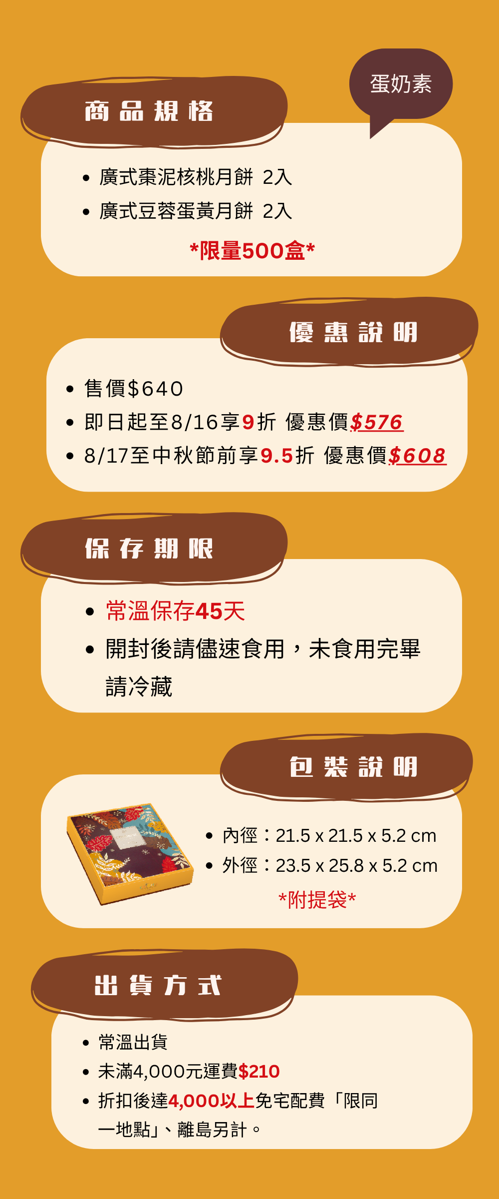 伊甸庇護工場中秋節繽紛禮盒商品內容與特色介紹